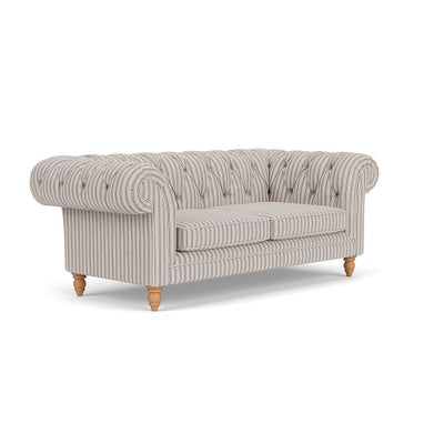 Large 2 Seater - Indigo - Kingham Stripe