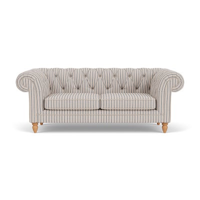 Large 2 Seater - Indigo - Kingham Stripe