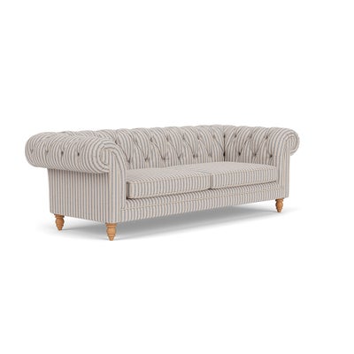 3 Seater - Indigo - Kingham Stripe