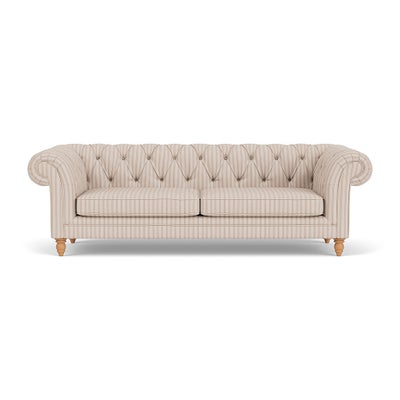 3 Seater - Flax - Kingham Stripe
