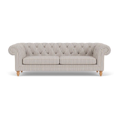 3 Seater - Indigo - Kingham Stripe