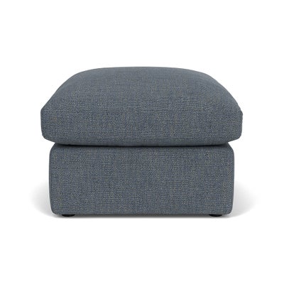 Foot Stool - Indigo - Rustic Weave