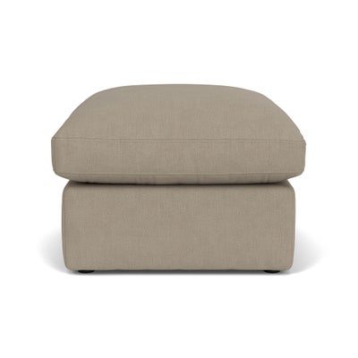 Foot Stool - Dove Grey - House Linen Mix