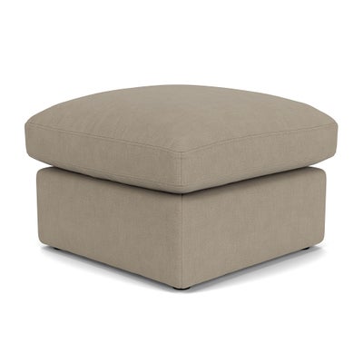 Foot Stool - Dove Grey - House Linen Mix