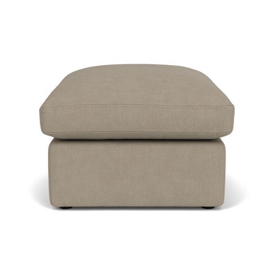 Foot Stool - Dove Grey - House Linen Mix