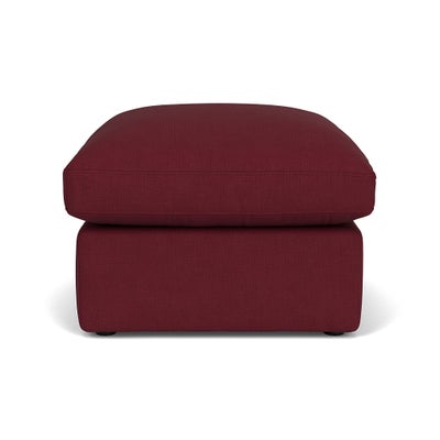 Foot Stool - Rosehip - House Linen Mix