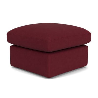 Foot Stool - Rosehip - House Linen Mix