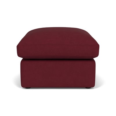 Foot Stool - Rosehip - House Linen Mix