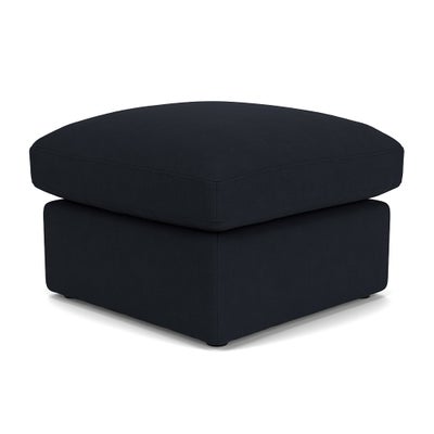 Foot Stool - Ink - House Linen Mix