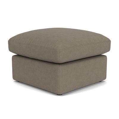 Foot Stool - Mid Grey - House Linen Mix