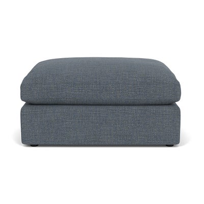 Foot Stool - Indigo - Rustic Weave