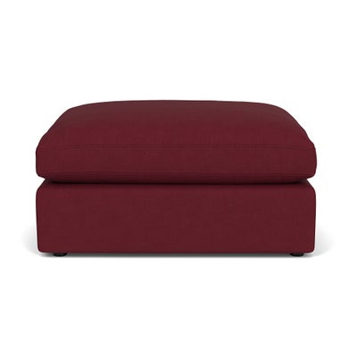 Foot Stool - Rosehip - House Linen Mix