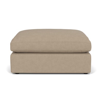 Foot Stool - Natural - House Linen Mix