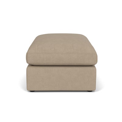 Foot Stool - Natural - House Linen Mix