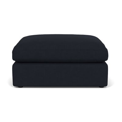 Foot Stool - Ink - House Linen Mix