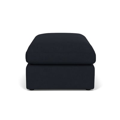 Foot Stool - Ink - House Linen Mix