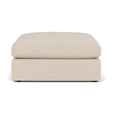 Foot Stool - Lily White - House Linen Mix