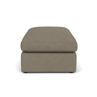Foot Stool - Mid Grey - House Linen Mix