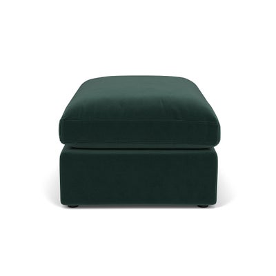 Foot Stool - Lake - Matt Velvet