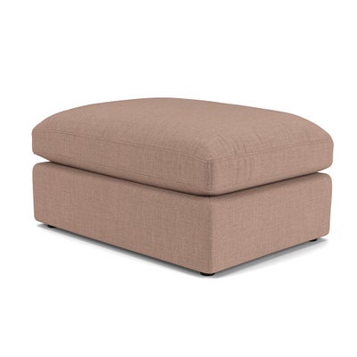 Foot Stool - Dusky Rose - Eco Chenille