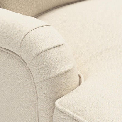 Chaise Large Left Hand - Cream - House Weave