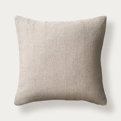 Herringbone Woven Cushion Natural