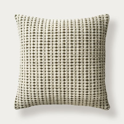Textured Cotton Weave Cushion Fir