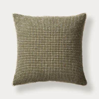Braid Woven Cotton Cushion Fir