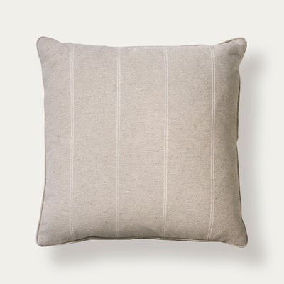 Compton Stripe Cushion Natural 50x50cm