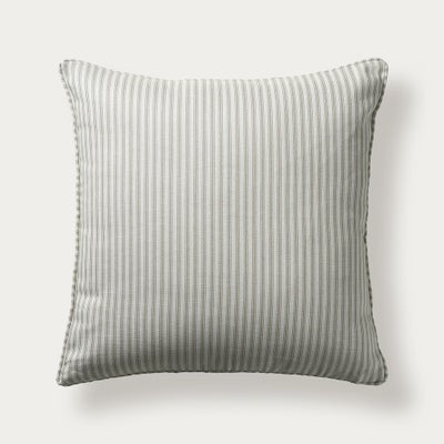 Lansdown Ticking Stripe Cushion Natural