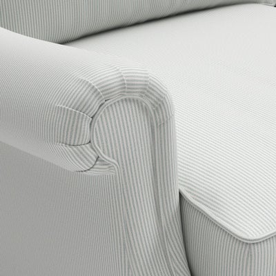 3 Seater - Duck Egg - Broadway Stripe