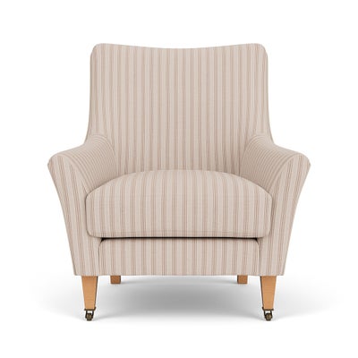 Armchair - Flax - Kingham Stripe