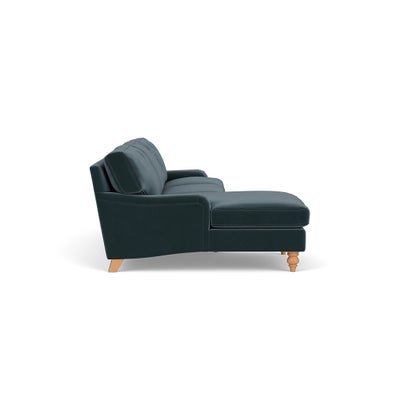 Chaise Large Left Hand - Night Sky - Matt Velvet