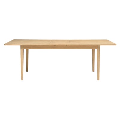 6-8 Seater Extending Dining Table and 2 Dining Benches Set