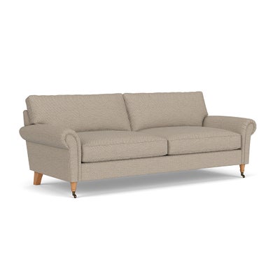 4 Seater - Natural - Herringbone Weave