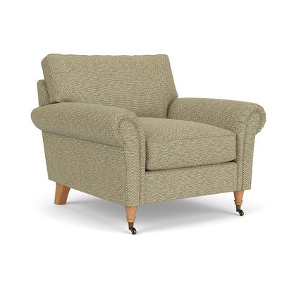 Armchair - Apple - Herringbone Weave