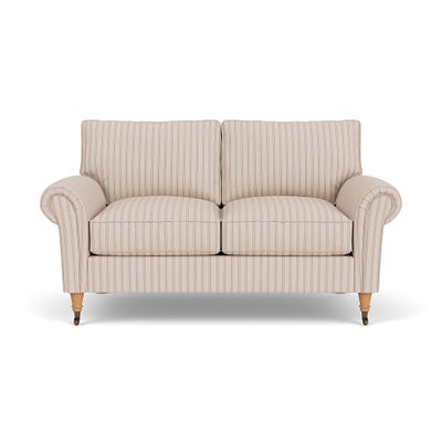 2 Seater Sofa - Flax - Kingham Stripe