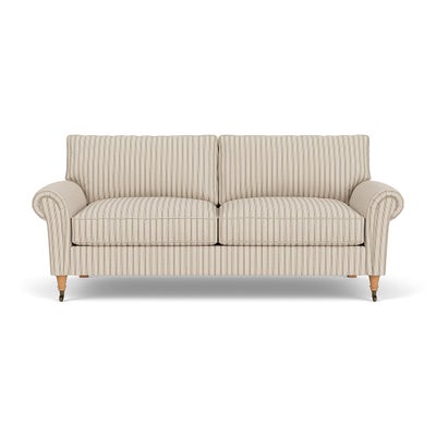 3 Seater Sofa - Sage - Kingham Stripe
