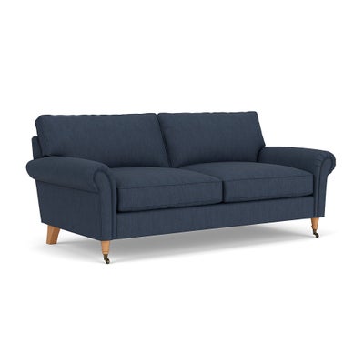 3 Seater - Indigo - Luxury Italian Linen