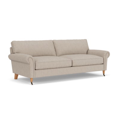 4 Seater - Natural - Luxury Italian Linen