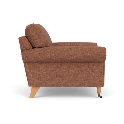 Armchair - Brick Marl - Aquaclean Oxford