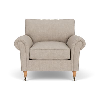 Armchair - Natural - Luxury Italian Linen