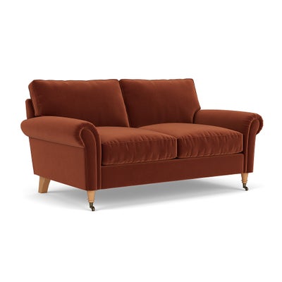 Large 2 Seater - Brick - Matt Velvet
