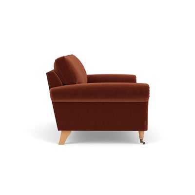 Large 2 Seater - Brick - Matt Velvet