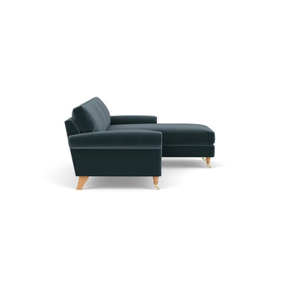Chaise Large Right Hand - Night Sky - Matt Velvet