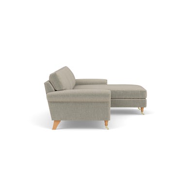 Chaise Large Right Hand - Natural - Eco Chenille