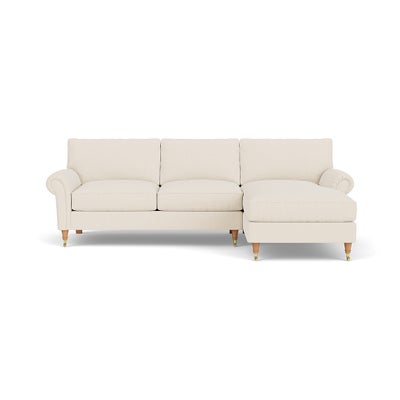 Chaise Large Right Hand - Cream - House Weave