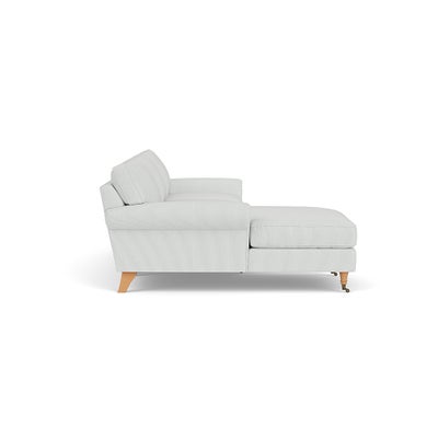 Chaise Large Left Hand - Duck Egg - Broadway Stripe
