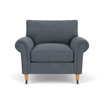 Armchair - Indigo - Rustic Weave
