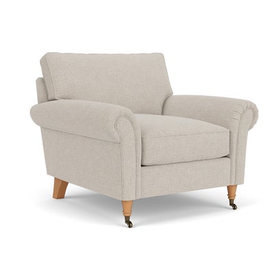 Armchair - Natural - Aquaclean Oxford